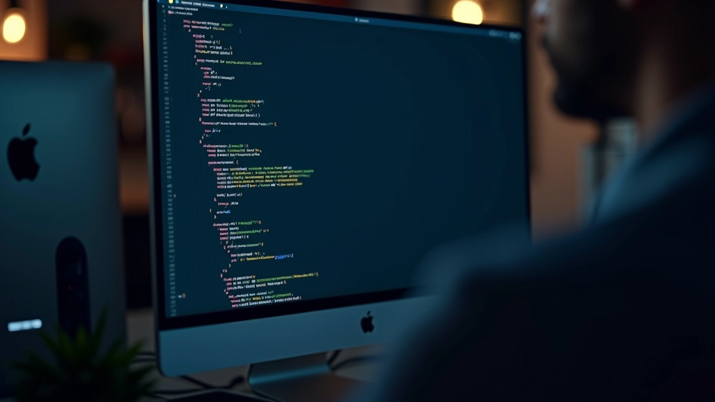 Code editor showing lazy loading implementation with HTML attributes highlighted on screen