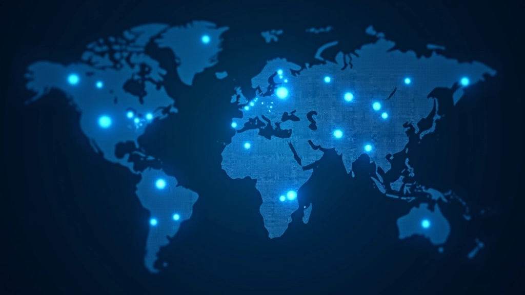 World map showing CDN edge server locations distributed across Asia-Pacific region with connection lines to origin server