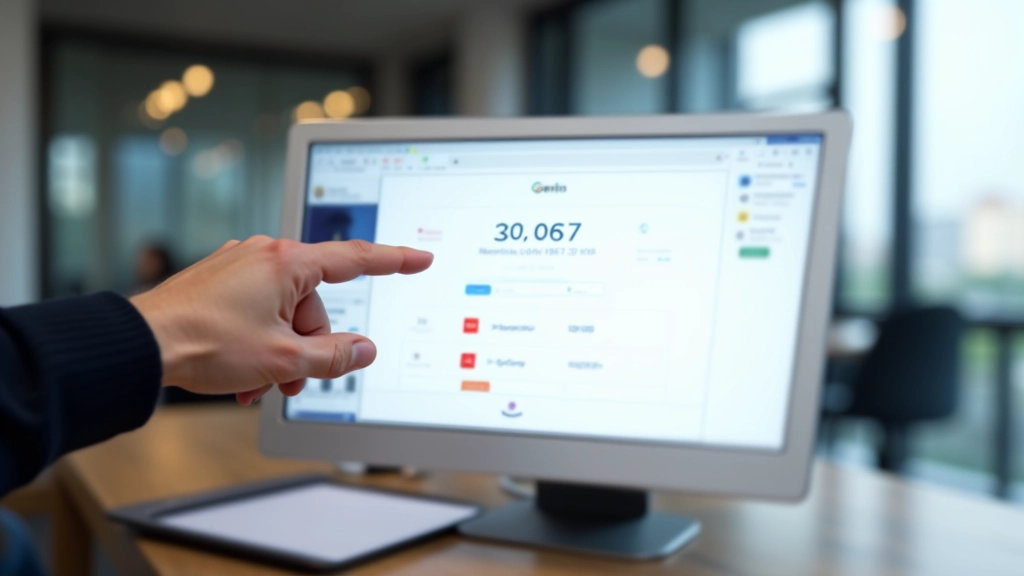 Computer screen showing mouse cursor clicking a button with response time indicator showing 45 milliseconds